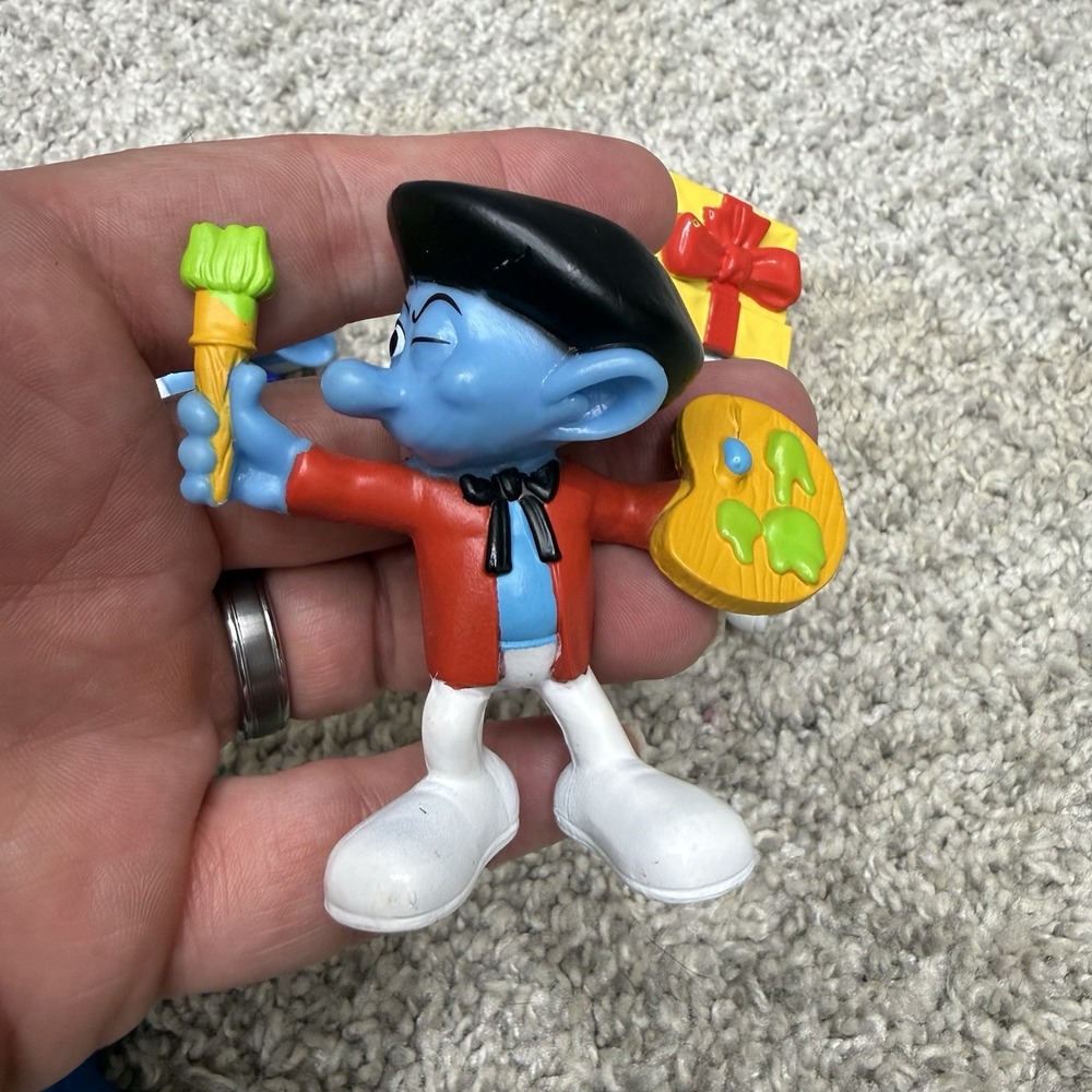 Smurf PVC Payo Figures lot x5 toy Smurf action figures - Picture 11 of 15